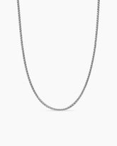 Wheat Chain Necklace in Sterling Silver, 2.5mm